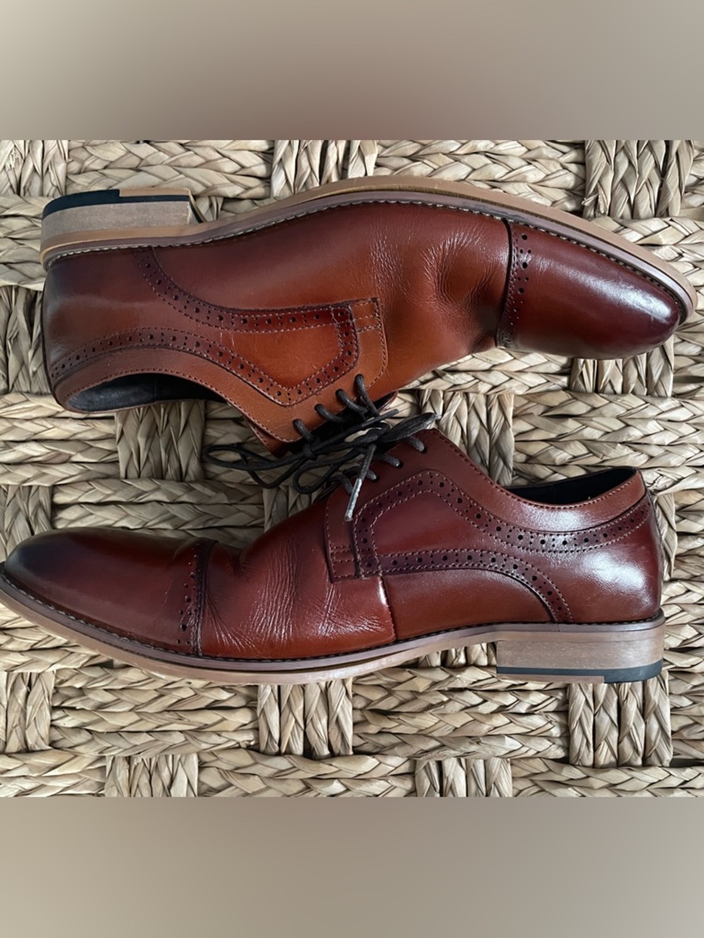 Stacy Adams Classic Leather Oxford | Business Wear | Dressy | Men’s Size 9.5M